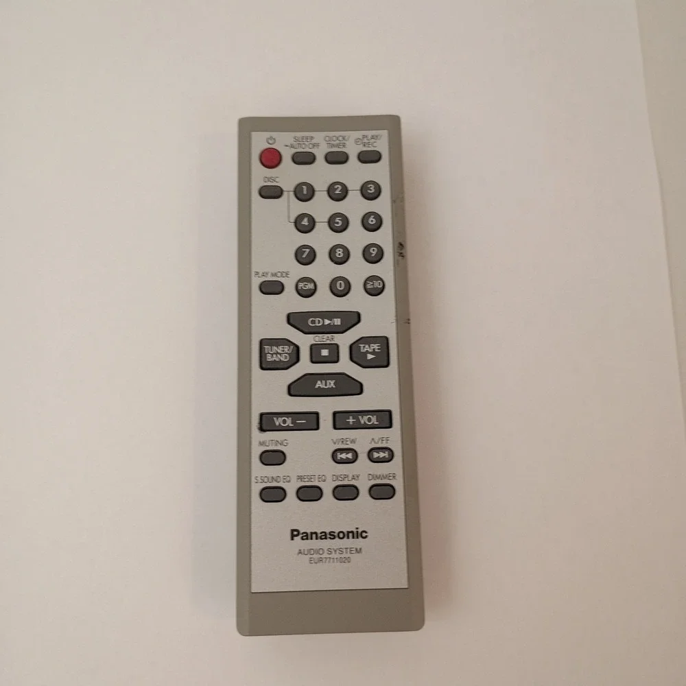 Panasonic CD Stereo System EUR7711170 Remote Control